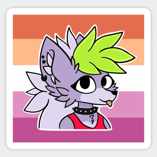 lesbian roxy wolf Sticker